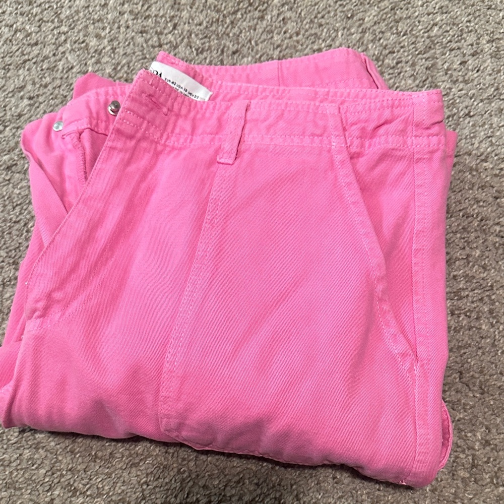 Zara Vibrant Pink Kids Casual Bottoms
